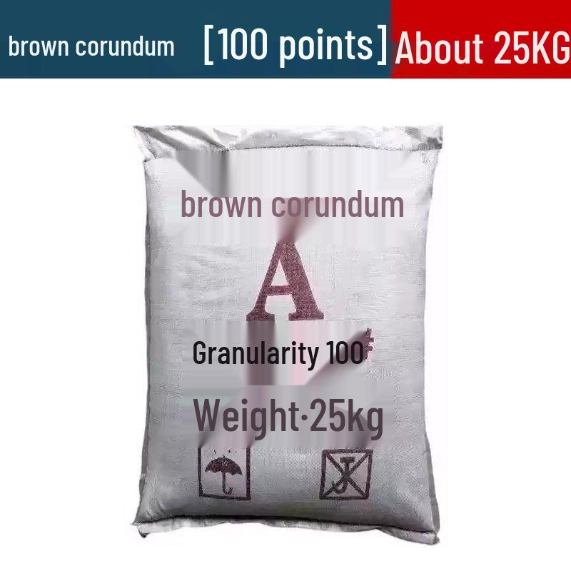 Sandblasting Machine with Brown/White Corundum, Glass Beads, and Emery for Abrasive Sand Use