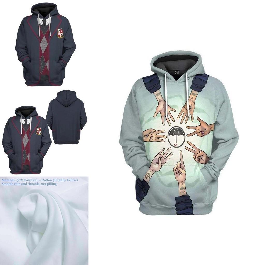 The Umbrella Academy Costume Hooded Jacket Soft And Comfortable Pullover Sweatshirt