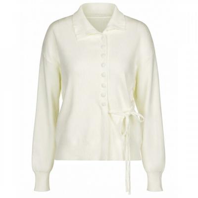 Shop   Women S Collared KnIt Cardigan Cream It Wcd260110   