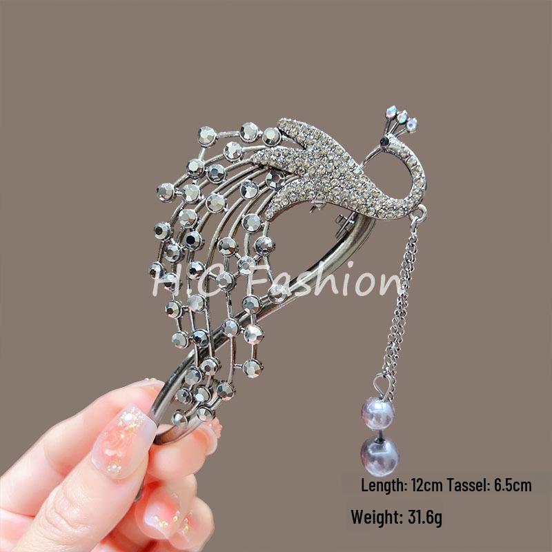 

Роскошная заколка для волос с кисточкой в виде рыбьего хвоста: Элегантная заколка-бабочка для пучка или прямых волос