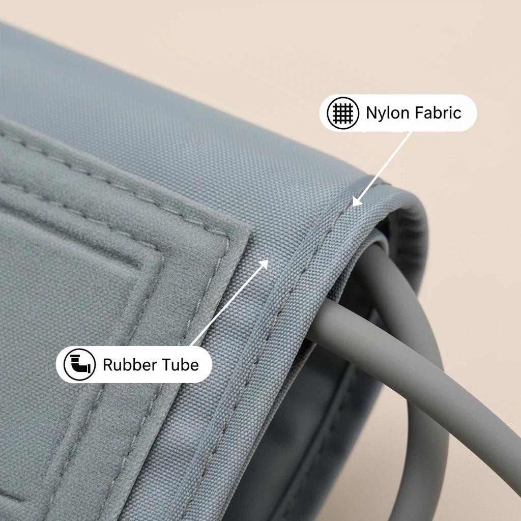 Upper Arm Blood Pressure Monitor Cuff with Extended Sleeve & Connector