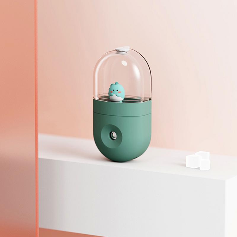 Uroczy nawilżacz powietrza dla zwierząt domowych, przenośny nawilżacz powietrza podróżny, biurkowy, osobisty, mini, dwa tryby natrysku, automatyczny wyłącznik
