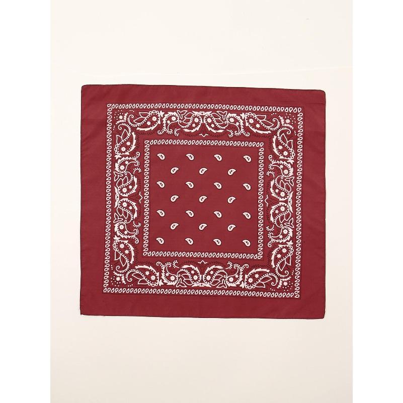 54cm*54cm Fashion Cotton Hip Hop Head Scarf Paisley Square Scarves Headwear Bandanna Hair Band Neck Wrist Wrap Band Accessories
