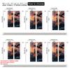Set Of 2 Plane Printing Pattern Curtains Fantasy Dragon City Scene Versatile Durable Polyester Without Rod Festive Perfect Curtain