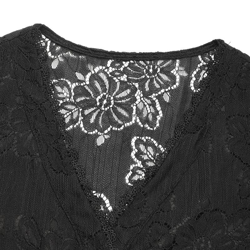 Kadın Modası Günlük Yaz İlkbahar Düz Renkli Baskı Kısa Kollu V Yaka Bluzlar ve Gömlekler