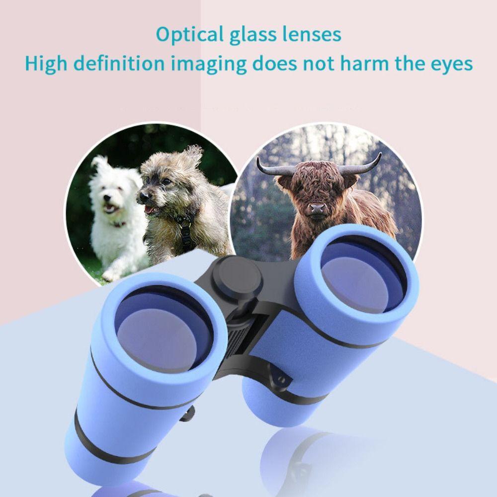 ABS Binocular 4X30 Magnification Science Education Toy Cartoon Kids Telescope  Exploring