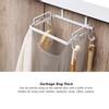 Household Hanging Iron Garbage Bag Rack Stand Bracket Trash Storage Holder Kitchen Accessory