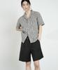 DUSTYWHITE Black Pinstripe Shorts