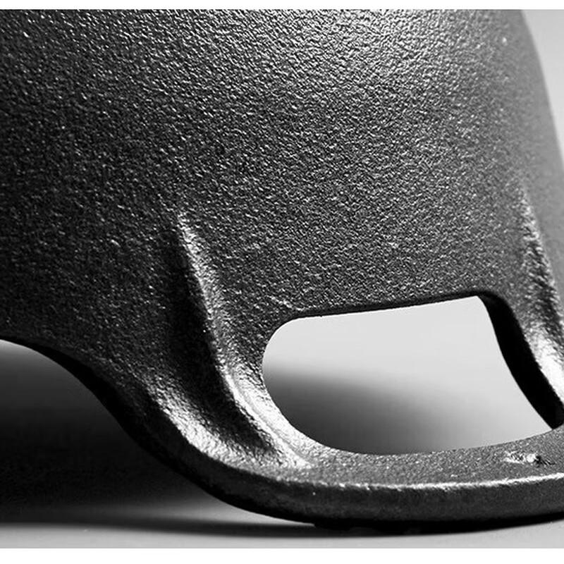 ZISIZ 25cm Cast Iron Stir-Fry Pan