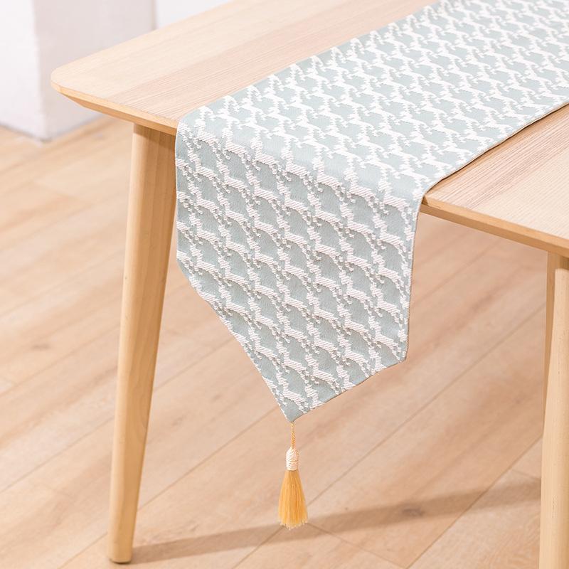 Bandeira de mesa de algodão leproso jacquard vento marroquino lenço de cauda de cama armário de sapatos de tv capa de mesa de cabeceira pano decoração de casa bandeira de mesa