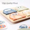 Owl Tangram Montessori Puzzles Toys Face Change Expression Shape Matching Games Intelligence Educational Wooden Toys for Kids