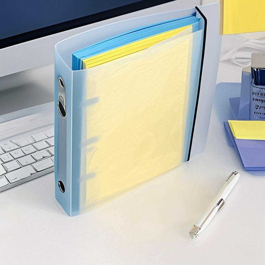 125Sheets Blank Loose Leaf Paper 5 Colors 2 Hole Binder Paper Notebook Filler Paper Binder Inserts, with Binder, 5.8x4.1inch