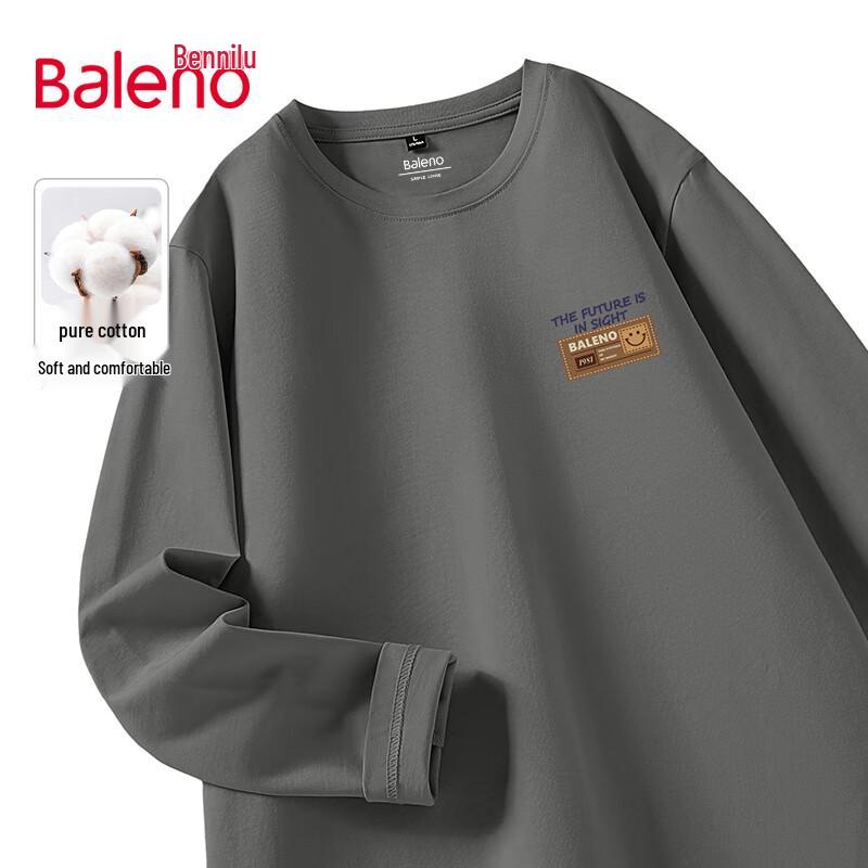 Baleno Unisex Heavyweight Fleece-Lined Long-Sleeve T-Shirt