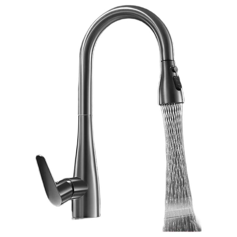 TLXT Luxury Wall-Mounted Pull-Out Faucet