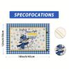 4/6pcs Set Hanukkah Snowman Menorah Dove Snowflake Placemats, Suitable for Home Kitchen Dining Room Parties Indoor/Outdoor Decoration, 12x18 Inches