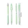 4PCS Ergonomic Handle Gel Inks Pen Refillable Retractable Gel Pen with Plastic Clip 0.5MM Black Inks for Office School
