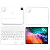 IMMOENUC iPad Pro Magic Keyboard Skin Sticker Schutzhülle 4. Generation iPad Pro 6. Generation iPad Air 6 Magic Keyboard Schutz Weiß