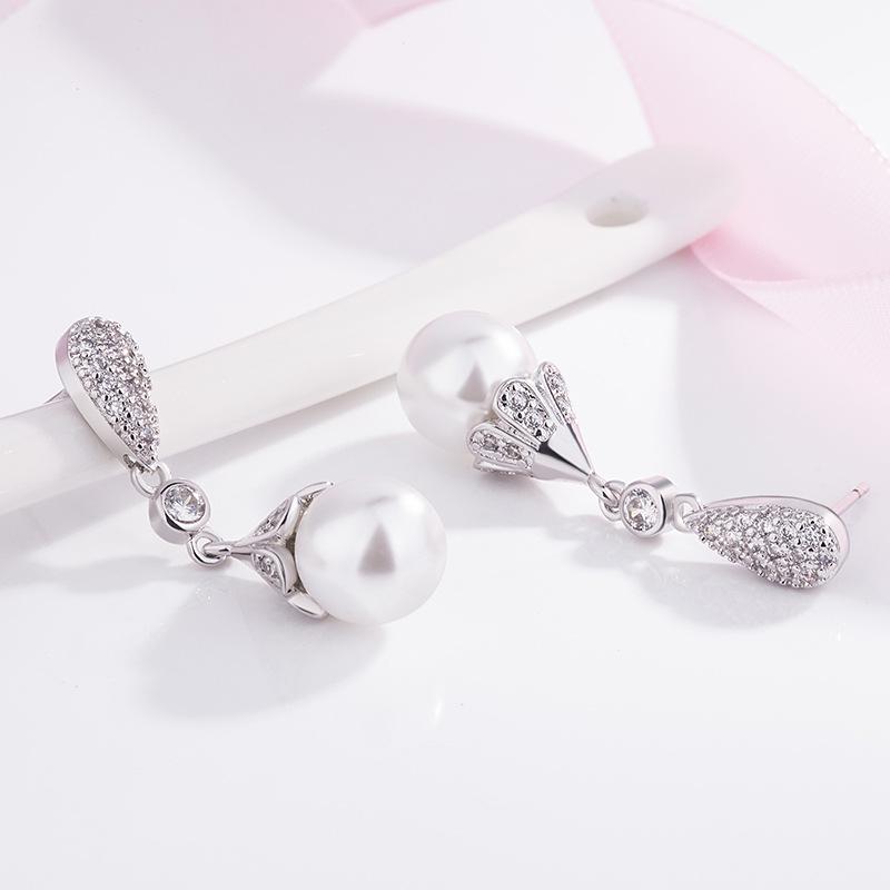 Sace Gems Classic Copper Alloy Zircon Earrings for Women Wedding Party Gifts