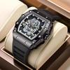 New Richard Domineering Silver Dragon Luminous Waterproof Men's Wristwatch