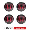 4pcs 3D 56mm 60mm 65mm Car Wheel Hub Centre Cap For Honda Badge Emblem Hub Center Cover Car Logo Sticker Car Styling Accessories ahn256