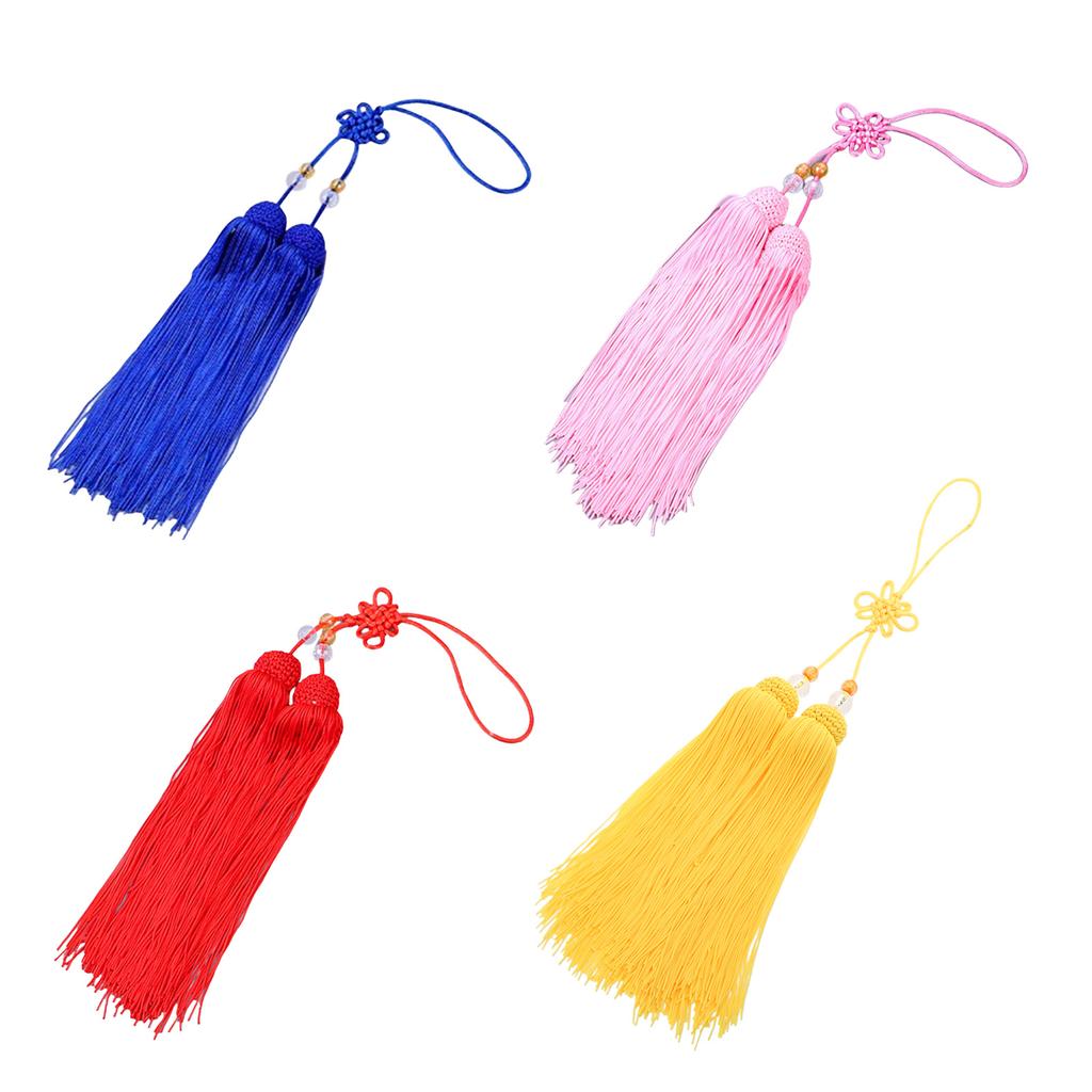 Traditional Chinese Taiji Swords Tassels Silk Martial Arts Supplies Kungfu Performances Accessory Drama Accessories