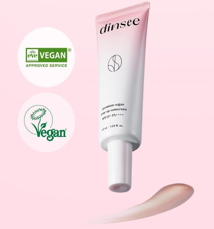 Dinsee Premium Vegan Tone-Up Sun Cream SPF50+ PA++++ 50ml