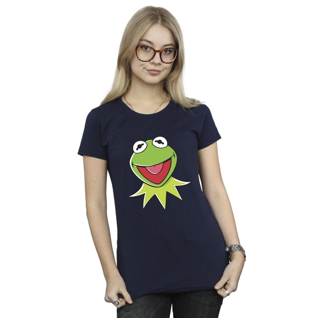 Disney Womens/Ladies Muppets Kermit Head Cotton T-Shirt