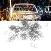 500PCS 0.8mm Diameter Welding Hot Staples Alloy Bumper Repair Welding Wire  Maintenance Technician