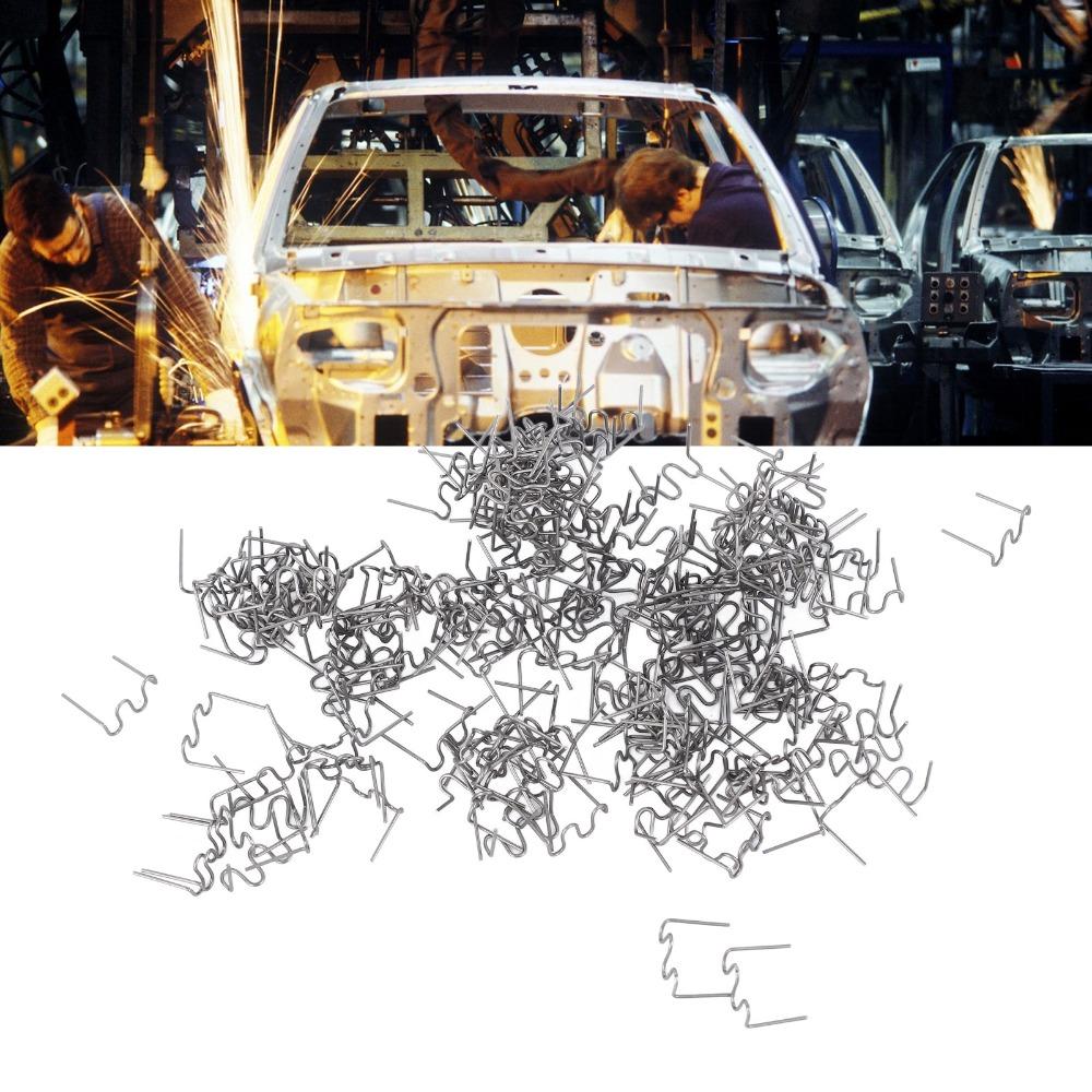 500PCS 0.8mm Diameter Welding Hot Staples Alloy Bumper Repair Welding Wire  Maintenance Technician