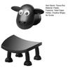 Yousheng Toilet Paper Holder with Sheep Model No-Rust Roll Paper Dispenser Easy Replace Waterproof Organizer for Home Kitchen