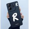 For Xiaomi Redmi Note 14 5G Cover Case Lucky Initial Letter Couple Silicone Soft Matte Phone Bumper for Redmi Note14 5G Casing