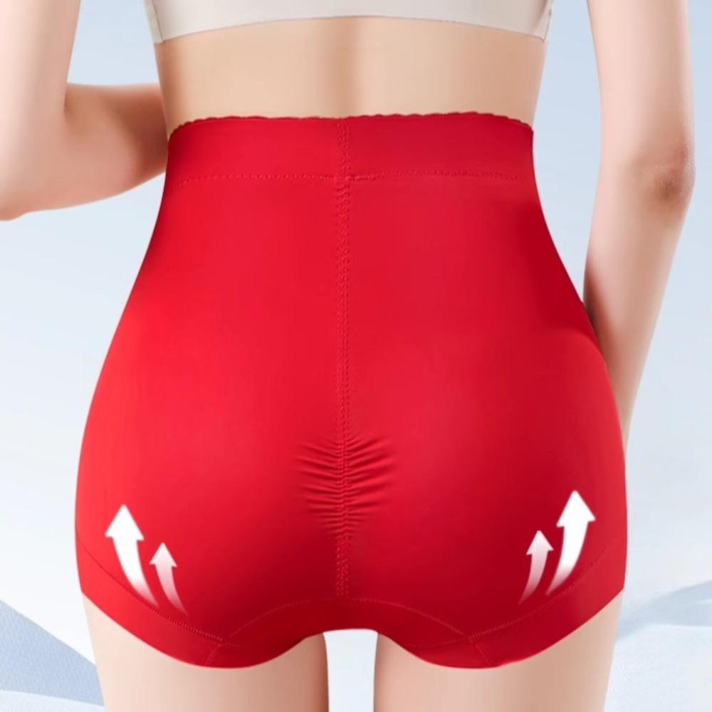 High Waist Butt Lifter Briefs Large Size Tummy Control Underwear Seamless Underpants  Women