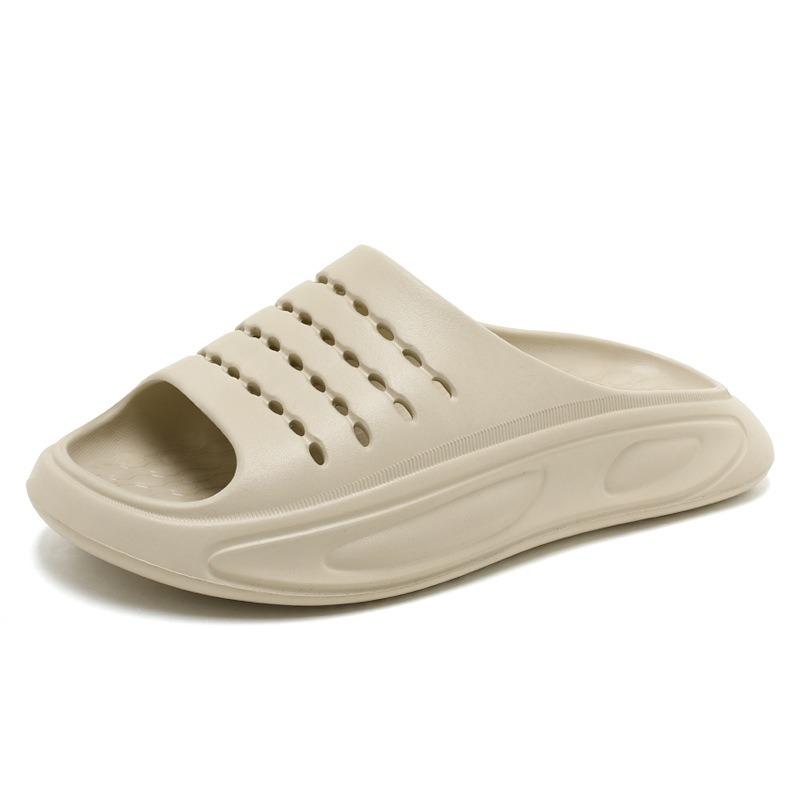 Summer new slippers men's fashion thick bottom home cool slippers non-slip and wear-resistant casual outer wear one-word drag