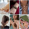 Stretchy String for Bracelets 3 Colors 1 mm Sturdy Elastic String Cord for Jewelry Making, Necklaces, Beading and Crafts