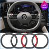 Housse de volant en cuir pour voiture pour Renault Rafale Espace Austral Scenic Megane 5 E-Tech 2022 2023 2024 2025 Accessoires Auto