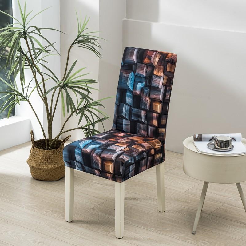

4/6pcs stretch chair slipcover for dining room elastic material chair cover for office chair banquet chair armchair protector 1 piece