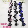 XINRAN Synthetic Long Elegant Highlighted Braided Ponytail Extension Elastic Band Hair Easy To Wear For Women Accessory