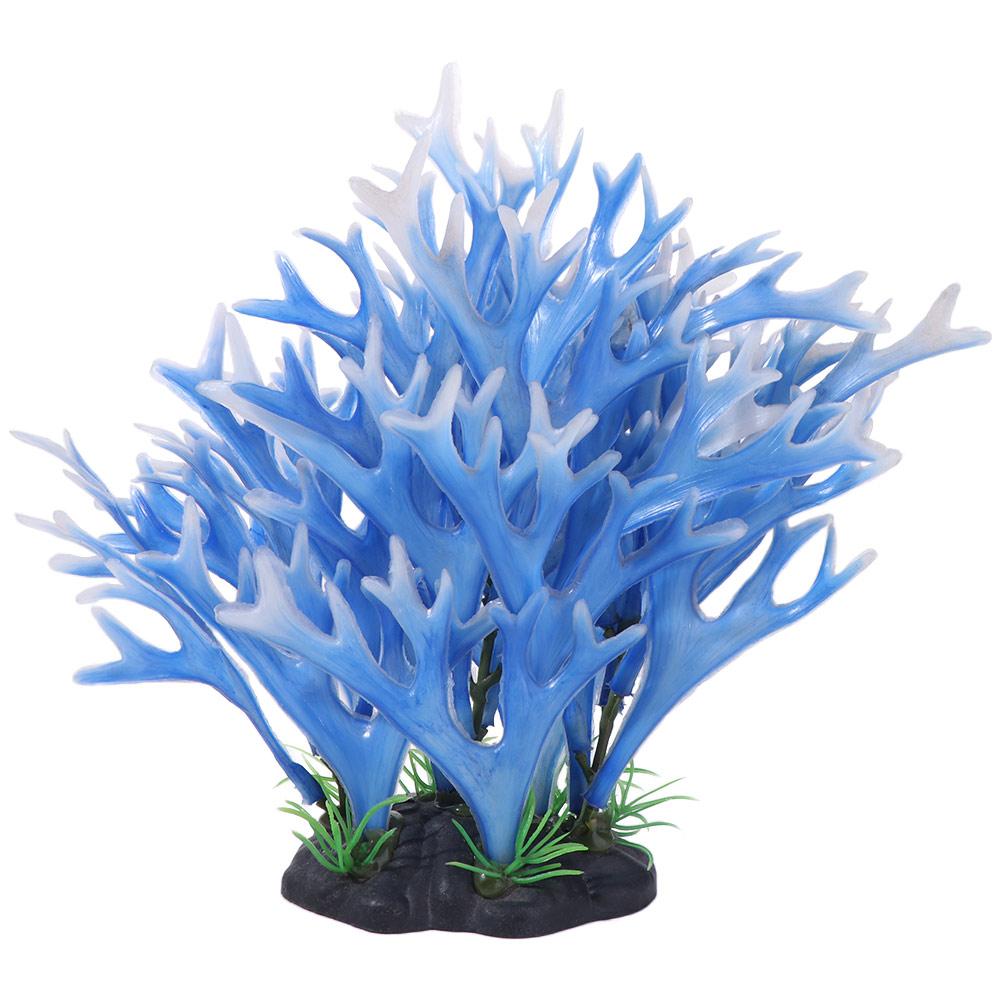 Water Grass Mini Artificial Aquatic Plants Simulation Plastic Antlers Coral Grass Lifelike Underwater Aquatic Plants Home