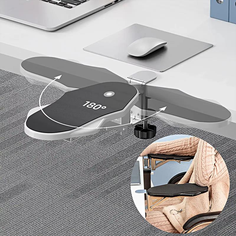 

1PC Wrist Rest Support For Keyboard Armrest Arm Rest Pad Comfortable Ergonomic Rotating Desk Extender Computer Desk