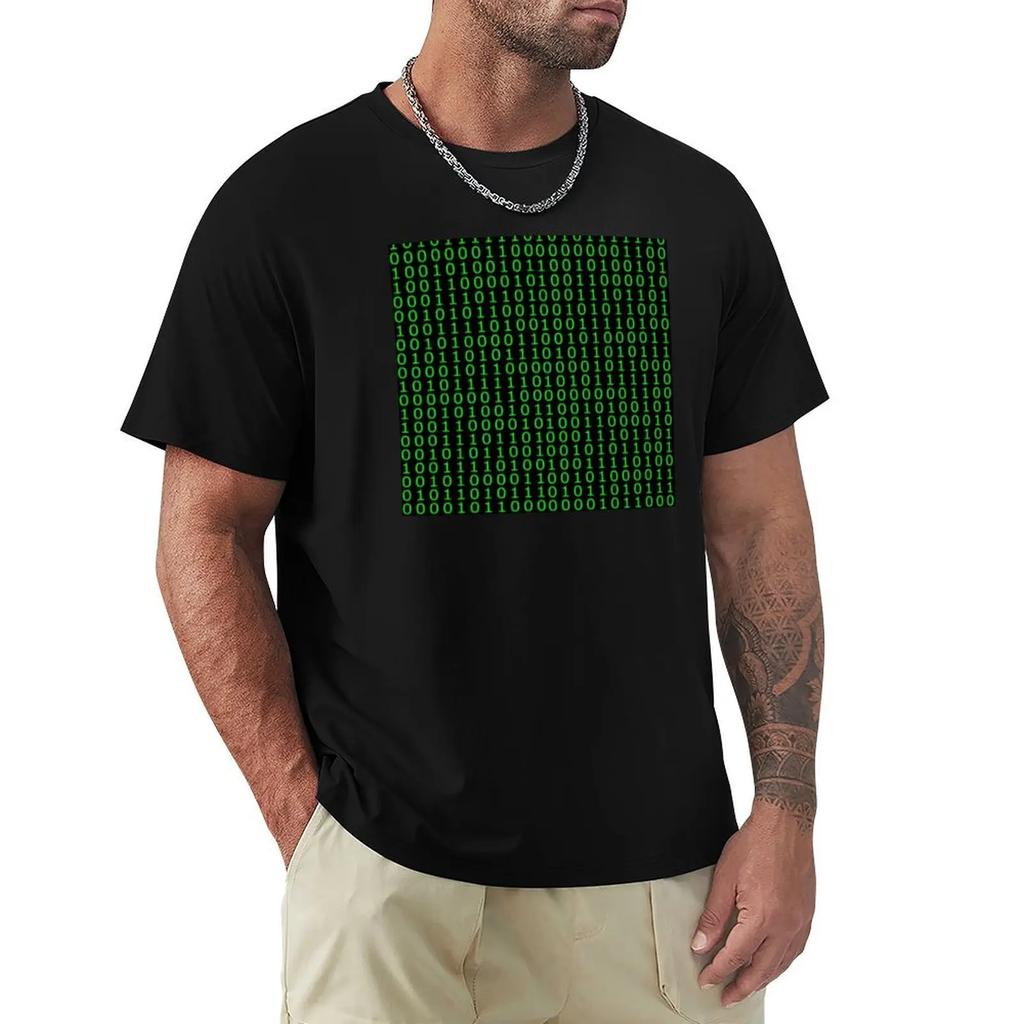 Binary Finery T-Shirt Vintage Street Wear Mens Plain T Shirts