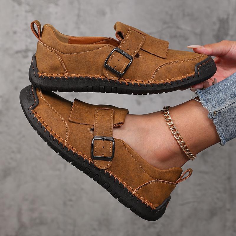 Damen Stiefeletten Atmungsaktive Luxuriöse Damen Flats Mary Janes Weich besohlte Laufschuhe Modische Slipper