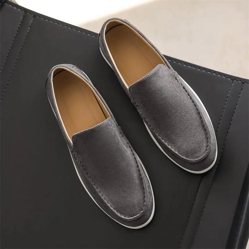 Summer Breathable Pedal Casual Cloth Shoes Men's Fashion Lazy Peas Shoes