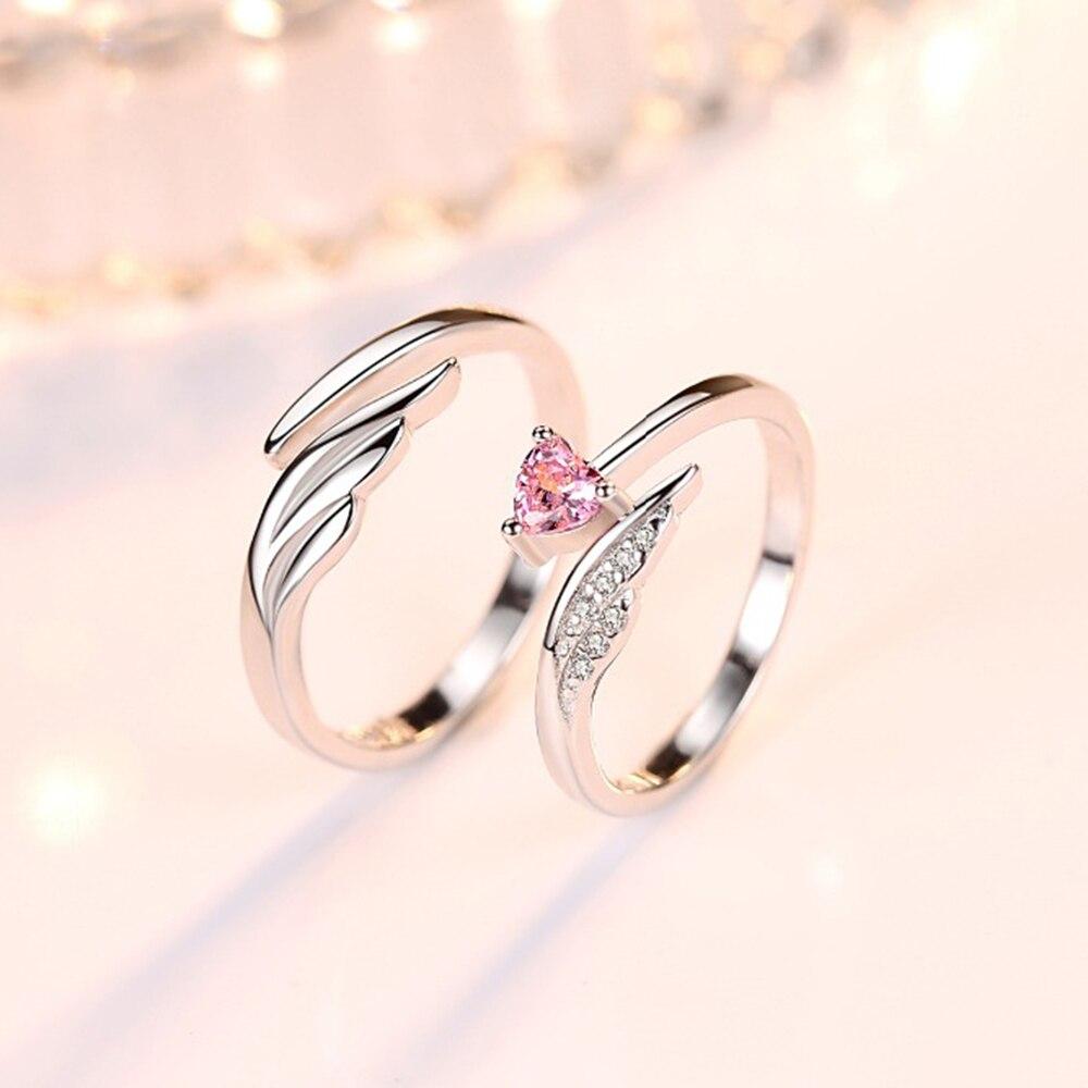 Paarringe Liebhaber S Farbe Stilvoll Modisch DIY Schmuck Mann Frau Paar Ringe Jahrestag Brauttreffen Hochzeitsanlass