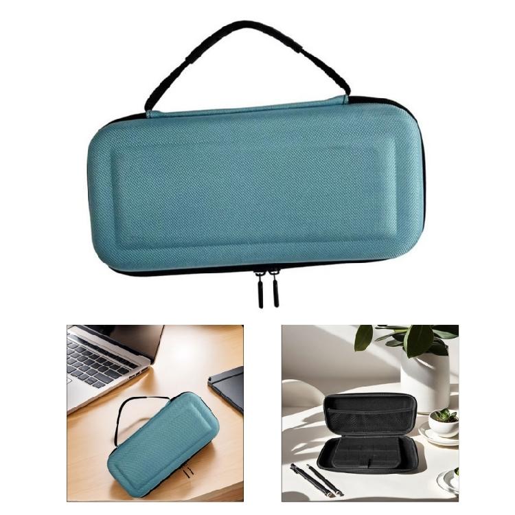 Shockproof Storage Box for 2 Handheld Game Console Hard Pouch Bag Scratchproof Travel Carrying Case with Handle