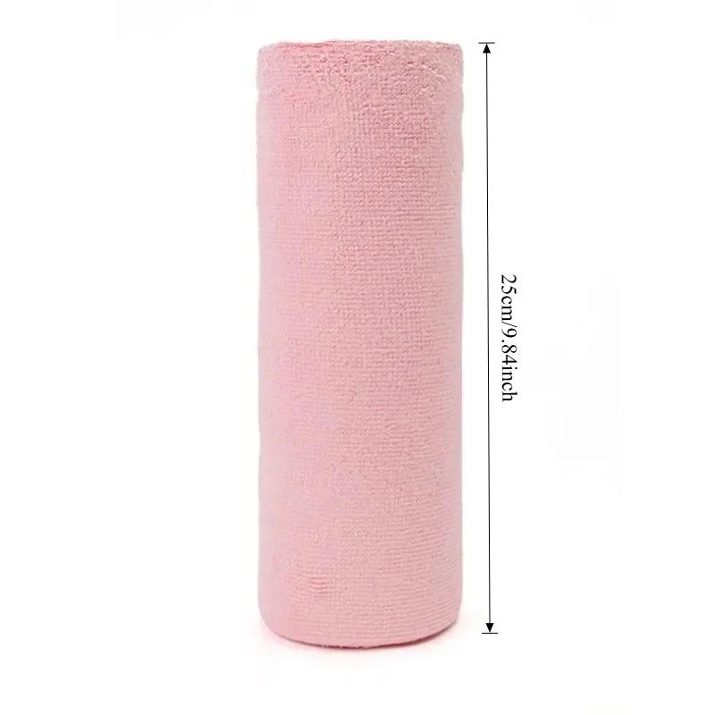 20pcs\roll Household Kitchen Cloth Microfiber Towel Rolls Reusable Cleaning Wipe Dish Rags Wash Paper Towel Replacement