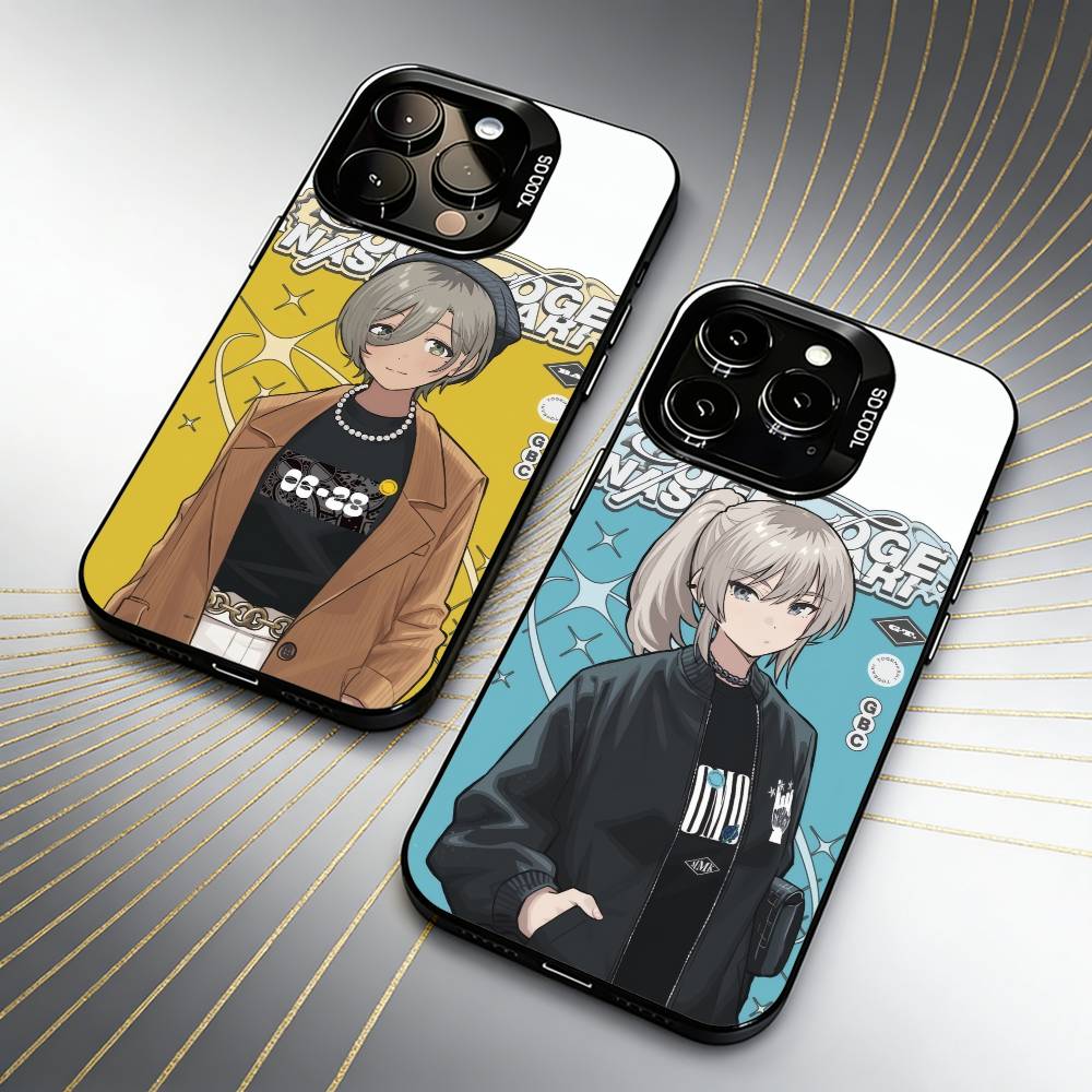 Anime G-GIRLS BAND C-CRY Phone Case For iPhone 16 17 15 14 12 13 Pro Max Black Candy Matte Shockproof Cover