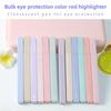 Set of Fluorescent Pens - Eye-friendly Color Marking, Super Soft Tip, Large Capacity, Angled Head Fluorescent Pen