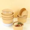 50-Pack 500Ml 750Mldisposable Salad Bowls - Kraft Paper Bowls With Transparent Lids Multiple Options