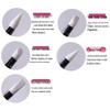 Nail Art Double-Headed Silicone Brush Set: Gel, Powder, and Clay Tool for Embossing & Indentation