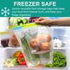 12 Pack Reble Gallon Freezer Bags, Dishwasher Safe BPA Free Food Storage Bags, Extra Thick Leakproof Plastic Ziplock Bags for Meal Prep Fruits